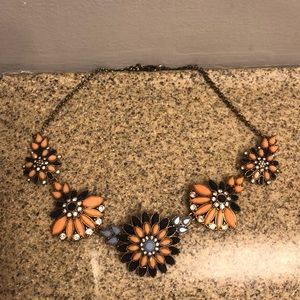 J Crew Flower Necklace